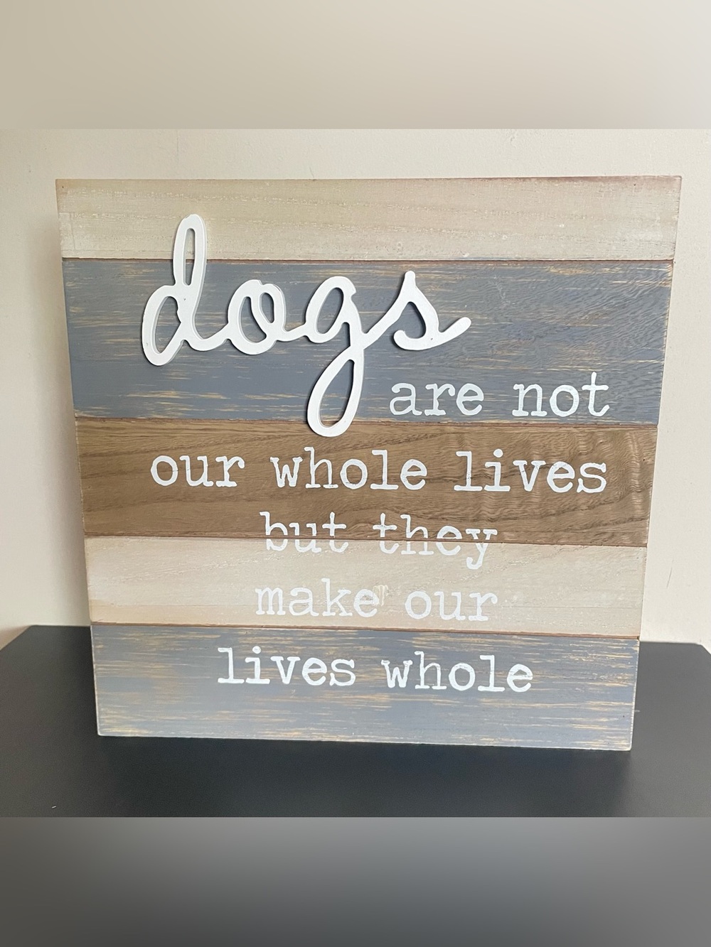 Hobby Lobby Dogs Wood Wall Decor Sign